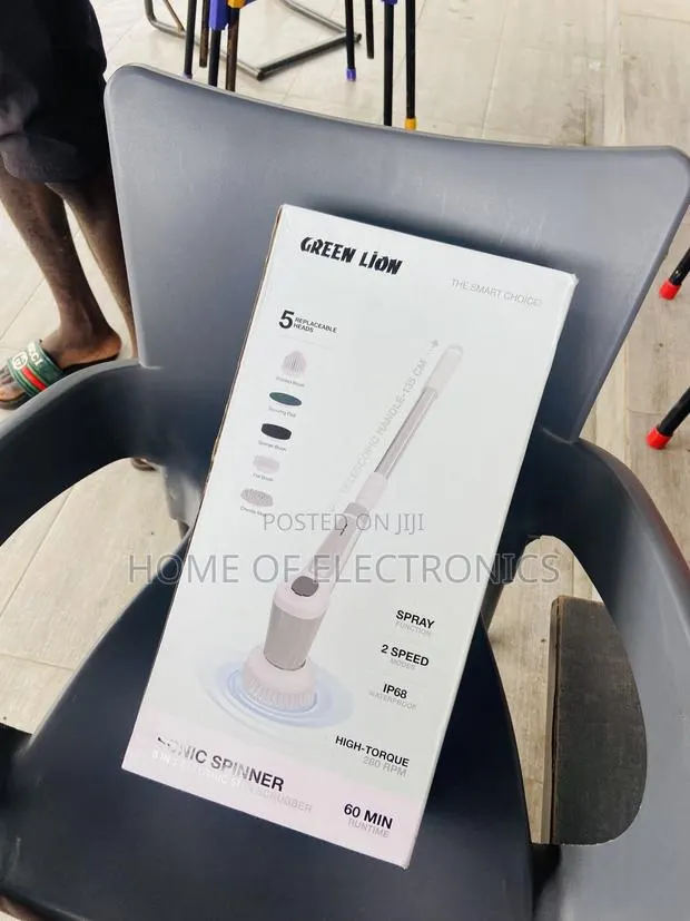 Buy the New Green Lion Sonic 5 in 1 Spin Scrubber · Photo 1