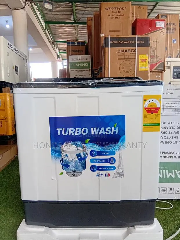 Flamino 12kg Semi Automatic Washing Machine – Large Capacity Twin Tub · Photo 1