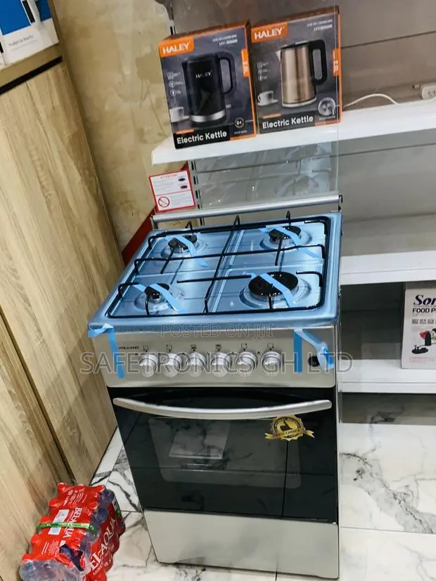 Zealous Grey Volcano 5c.Gl Gas Oven 4 Burner Manual Ignition – 50x50cm · Photo 1