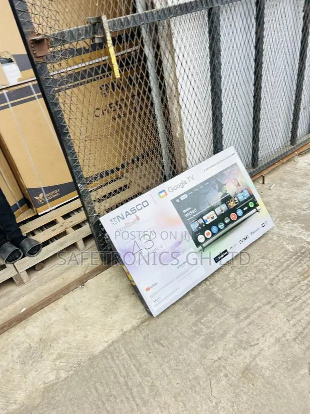 Newly Approved Nasco 43 Inch Frameless Smart Android TV NAS-B43FBFL-G · Photo 1