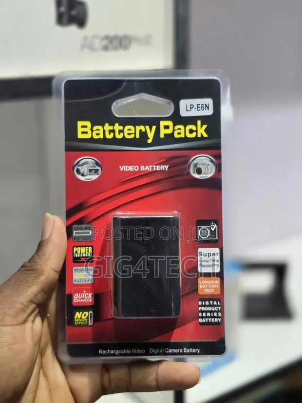 Lp-E6 Camera Battery 2600mah 18.72wh 7.V · Photo 1