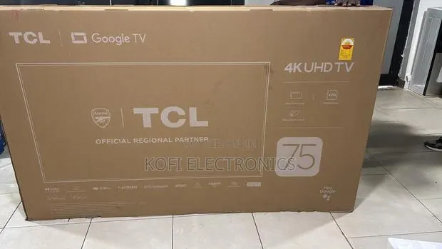 Watch Movie W/Rich Sound TCL 75′′ HDR Frameless Google Tv 75p635 · Photo 1
