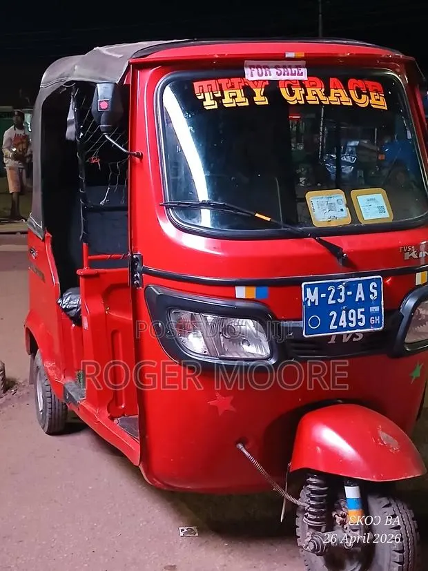 TVS King Deluxe Plus iTouch Start 2023 Red · Photo 1