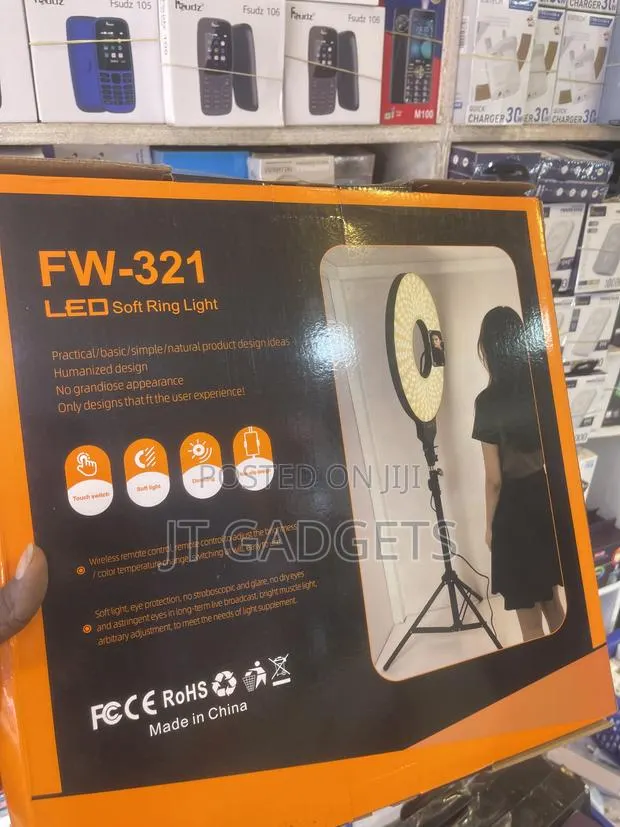 FW LED Soft Ring Light With Tripod (FW-171/321/451) · Photo 4
