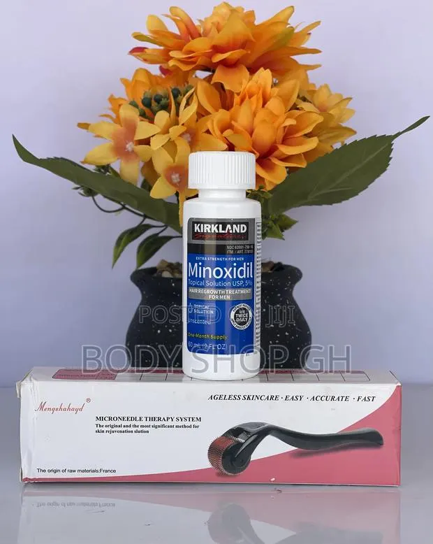 Derma Roller + Kirkland Minoxidil for Bald Hair Regrowth · Photo 1
