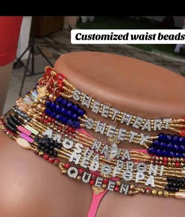 Customized Crystal Waist Beads · Photo 1
