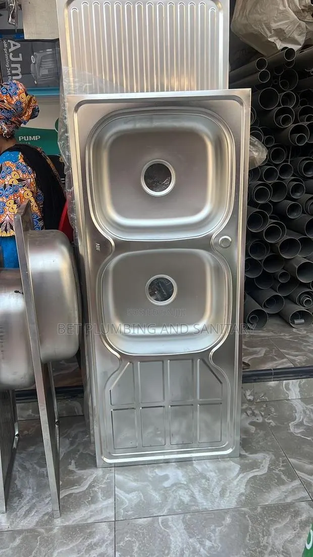 Two Bowl Block/Cabinet Kitchen Sink · Photo 1