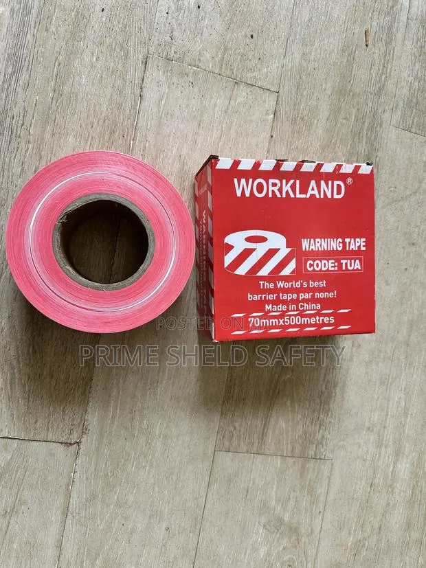 Workland Warning Tape 70mm X 500m – Safety Barrier Tape · Photo 1