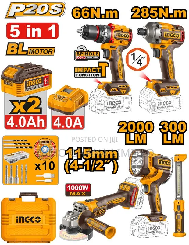 Cordless 5 PCS Combo Kit - Cosli250692 · Photo 1