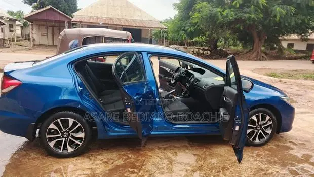 Honda Civic EX 2dr Coupe (1.8L 4cyl CVT) 2014 Blue · Photo 1