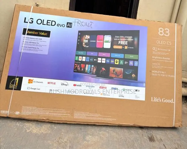 Cinematic Masterpiece: LG OLED83C5AUA 83 Inch Ultra HD Evo TV · Photo 1