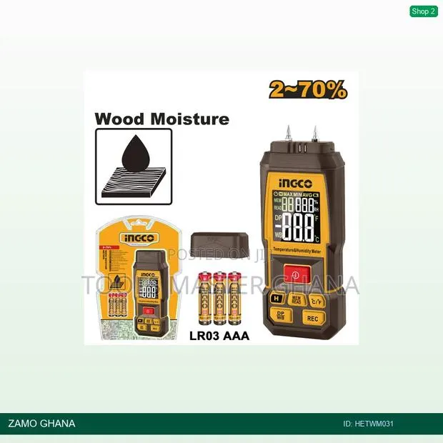 Wood Moisture - Hetwm031 · Photo 1