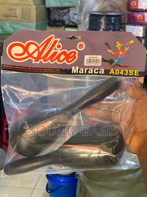 Alice Plastic Maracas (A043SE) Black · Photo 1