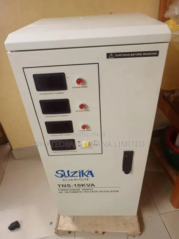 Suzuki Voltage Regulator| TNS-10kva| 3-Phase High Accuracy| 5-Warranty · Photo 1