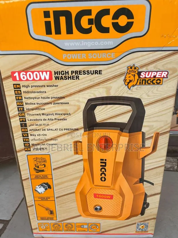 Ingco Pressure Washer —1600w · Photo 1