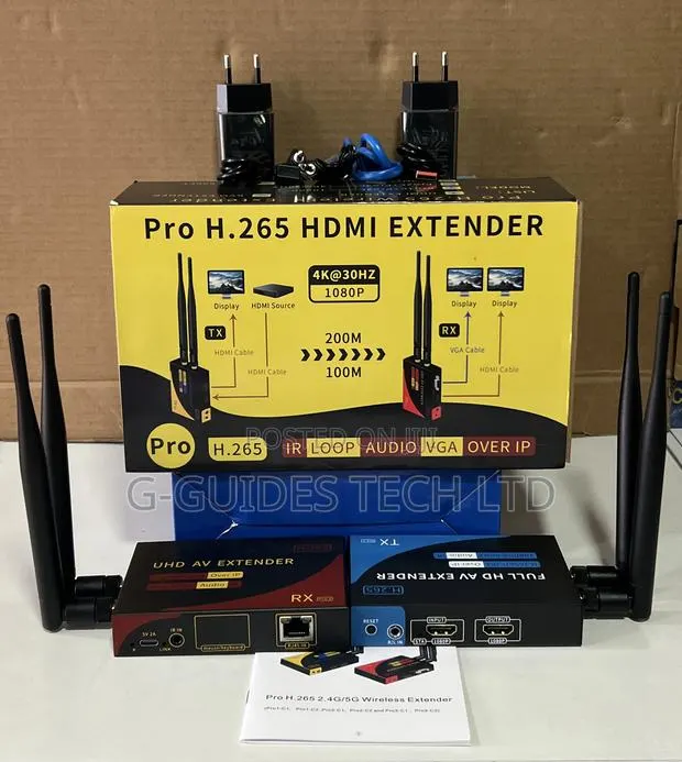 Pro H.265 Hdmi Wireless Extender 200m · Photo 1