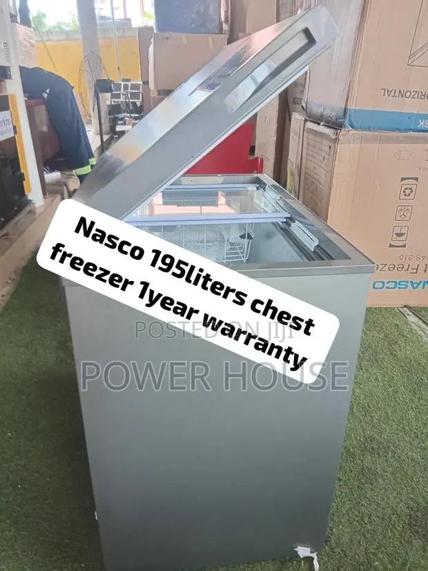 NASCO 195L Chest Freezer Perfect Family Freezer for Meat, Chicken Fish · Photo 1