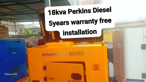 Premium Perkins 18kVA Generator – Strong, Silent Fuel Efficient · Photo 1