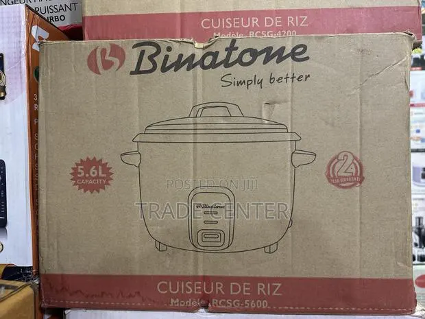 Binatone Rice Cooker 5.6 Liters Capacity · Photo 1