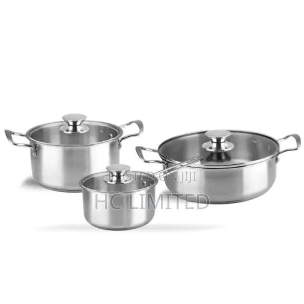 Decakila 6pcs Stainless Steel Cookware Set - Kmep049m · Photo 1