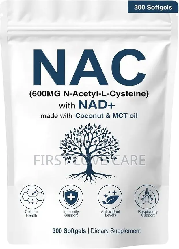 NAC 600mg Non-Gmo, Gluten Free,Organic NAC Supplement N-Acetyl Cystein · Photo 1
