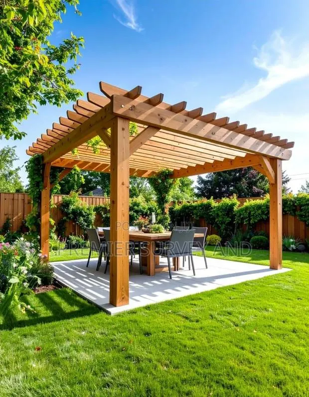 Wooden Pergola For Outdoor Relaxation · Photo 1
