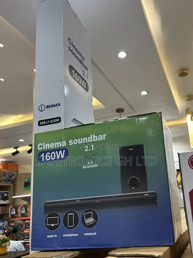 High Quality Sigma Black SSB-Ly-S225w Bluetooth Wireless Sounebar · Photo 1
