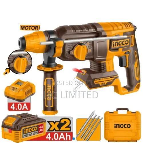 INGCO Cordless Rotary Hammer - CRHLI262085 · Photo 1