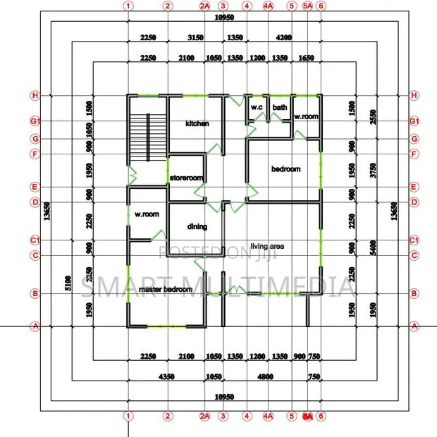 Architectural Drawing for a Storey Building · Photo 1