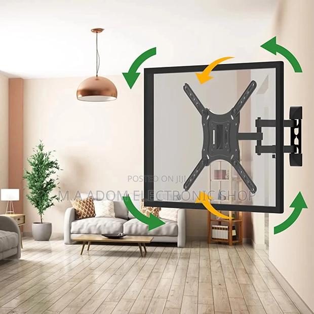 Black Colour Coner Adjustable Tv Bracket 32”-55 · Photo 1