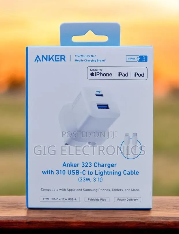 Anker 323 Charger With 310 USB-C to Lightning Cable - B2331K21 · Photo 1