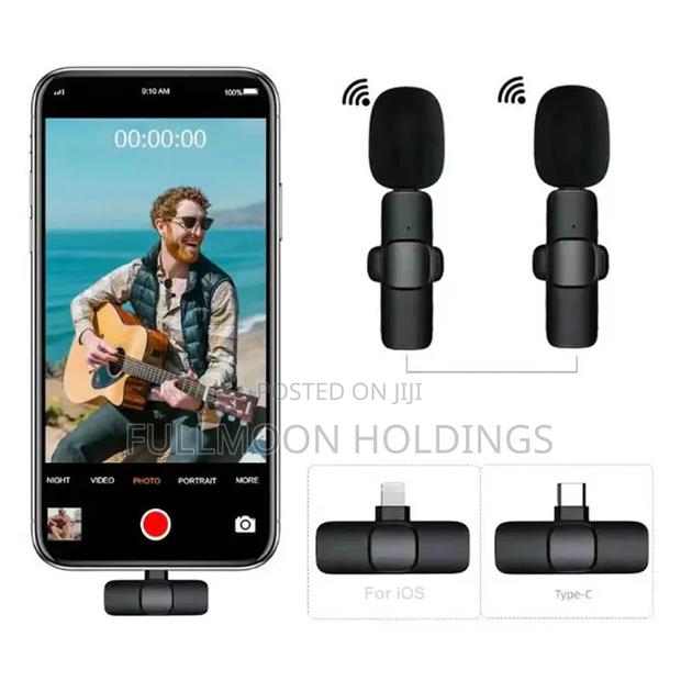 iPhone Microphone Double Wireless Lavalier 2 Person · Photo 2