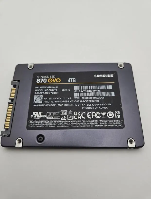 Samsung Qvo 4tb Sata SSD 2.5” · Photo 1