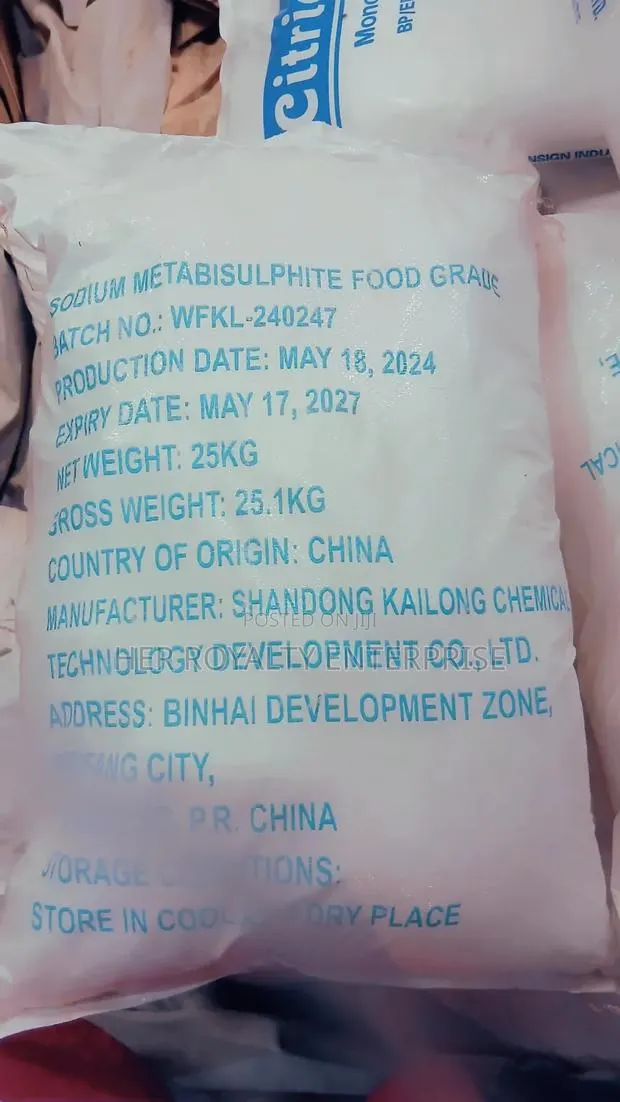 Sodium Metabisulphite Food Grade · Photo 1