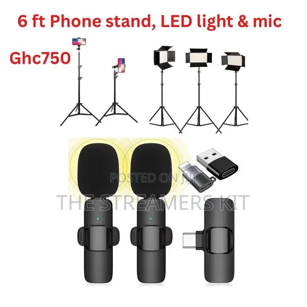 Light, Microphone Tripod · Photo 1