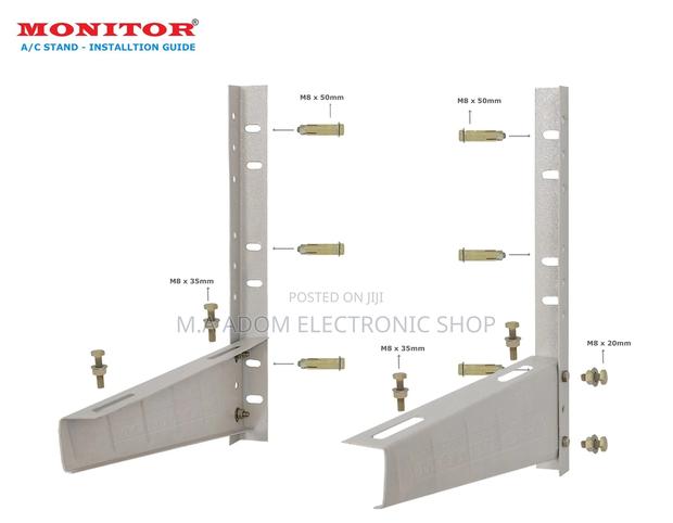 White Colour AC Bracket · Photo 1