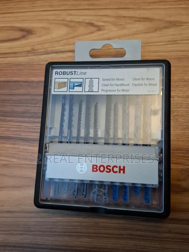 Bosch Robust Line 10pcs Piece Metal and Wood Cutting Jigsaw Blade Set · Photo 1