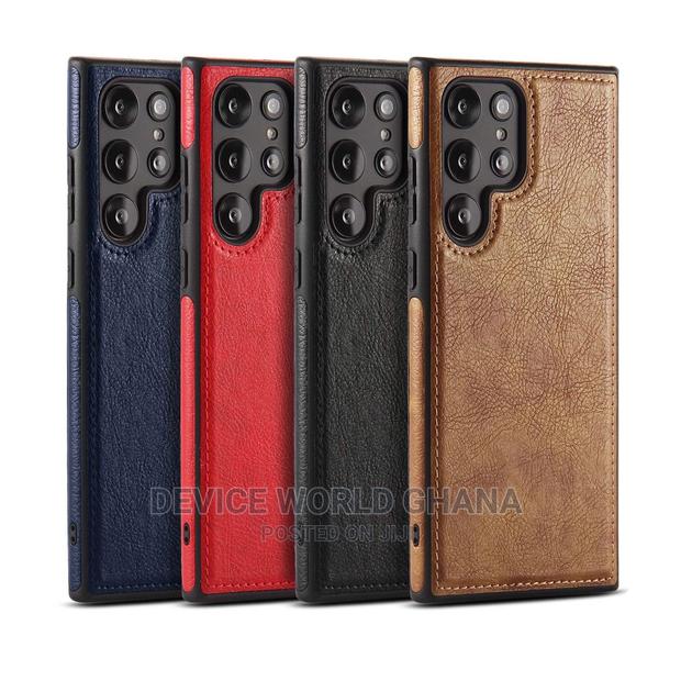 Leather Back Case for Samsung S26ultra S25ultra S24ultra S23u S23 S22 · Photo 1