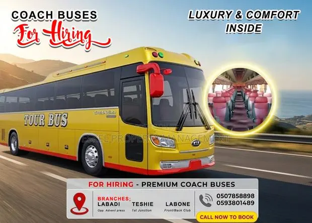 Coach Buses for Hiring, Comes With a Driver · Photo 1