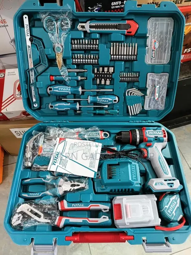 66pcs Brushless Cordless Drill Hand Tool Set – 20v Lithium Battery · Photo 1