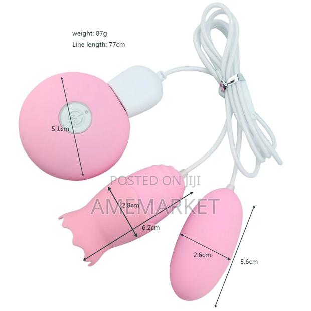 Tongue Licking Vibrating Eggs. Nipple Sucker, Female Sex Toy · Photo 2