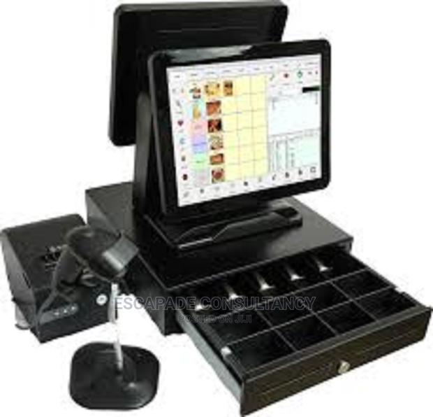 POS Computer Dual Touch Screen Complete Set With Accessories · Photo 1
