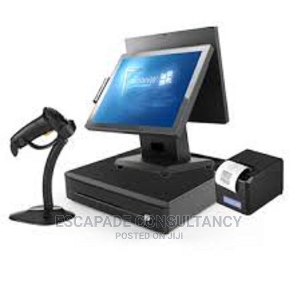 POS Computer Dual Touch Screen Complete Set With Accessories · Photo 2