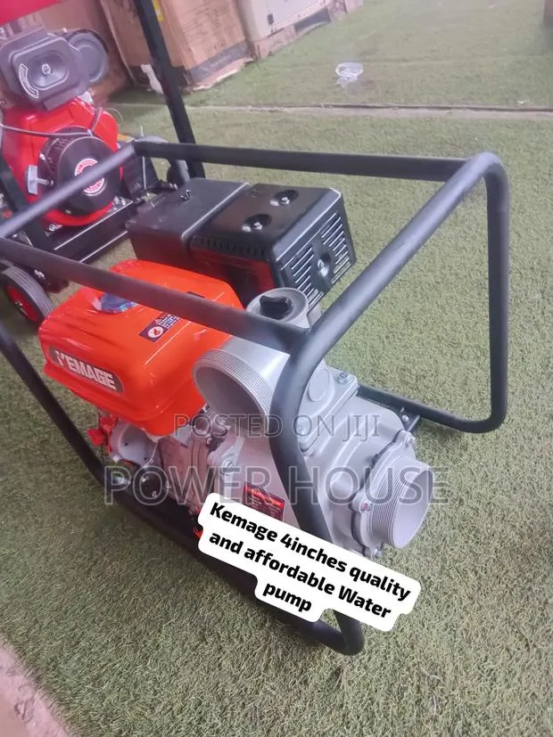 Brand New KEMAGE Water Pump – Powerful Petrol Engine, Strong Water · Photo 1