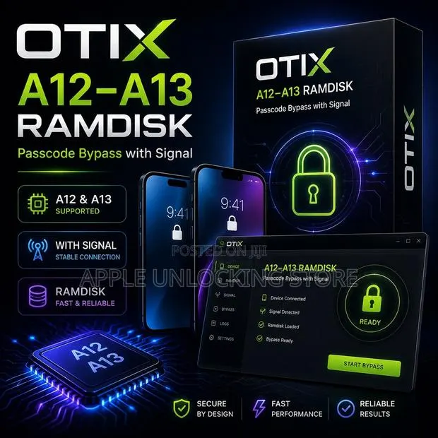 OTIX Ramdisk A12/A13 | Passcode Bypass With Signal [Mac/Win] · Photo 1