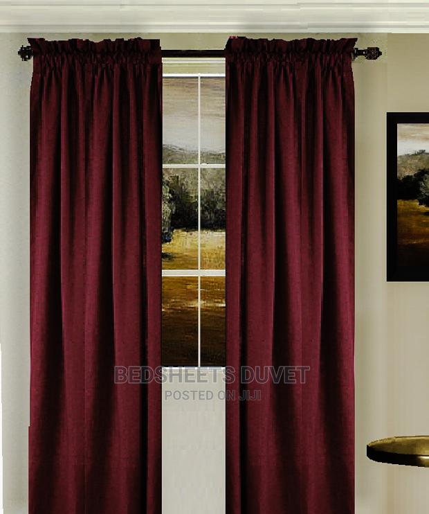 Wine/Maroon Curtains · Photo 1