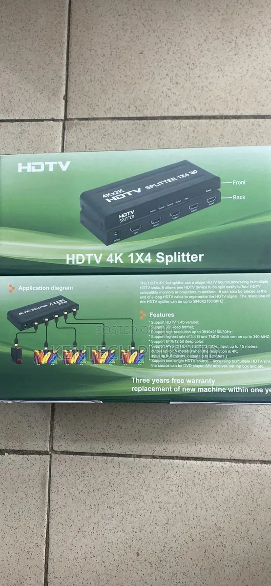 Hdtv 4k 1x4 Splitter · Photo 1