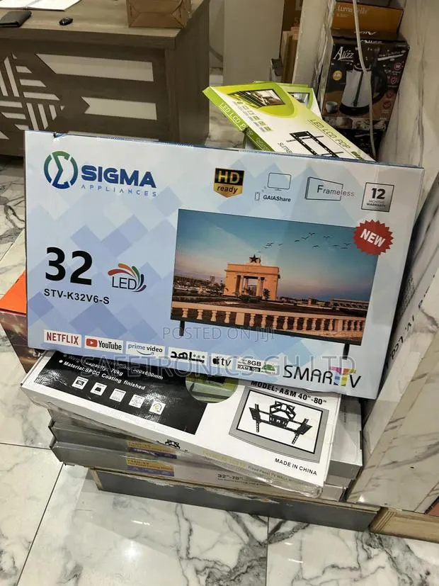 Get Approved Clear Screen 32 Inch (Sig-K32v6-S) Sigma Full Led Smart · Photo 1