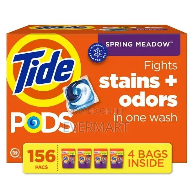 Tide PODS Laundry Detergent Spring Meadow – 156 Count · Photo 1