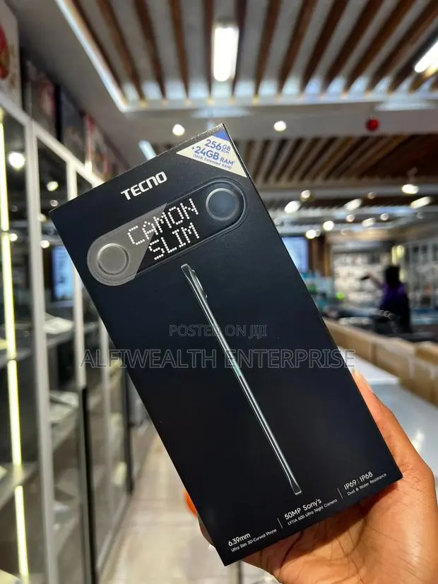 New Tecno Camon Slim 256 GB Black · Photo 1